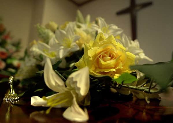 In 2014 the average cost of a funeral in Scotland was 3,240. Picture: Sandy Young