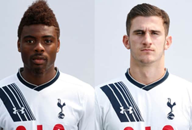 Nathan Oduwa, left, and Dominic Ball are set to join Rangers on season-long loan deals. Pictures: Tottenham Hotspur