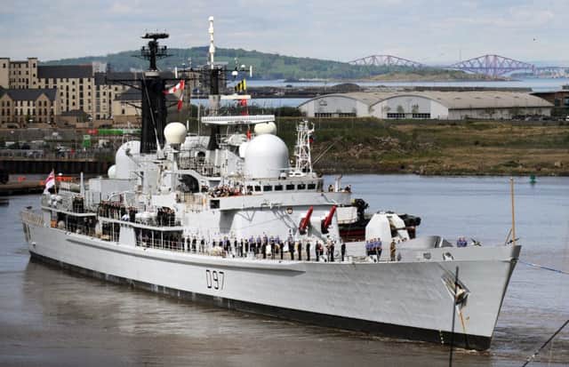 HMS Edinburgh has gone to a Turkish breakers yard. Picture: Jane Barlow