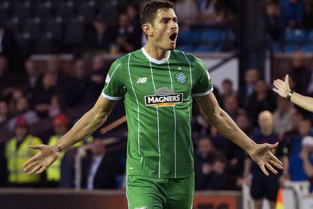 Bitton celebrates after putting his side 2-1 up against Kilmarnock. Picture: SNS