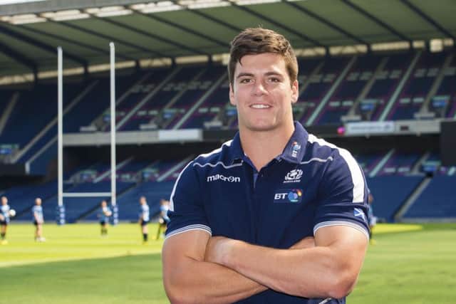 Flanker Hugh Blake is set to make his Scotland debut in Dublin. Picture: SNS