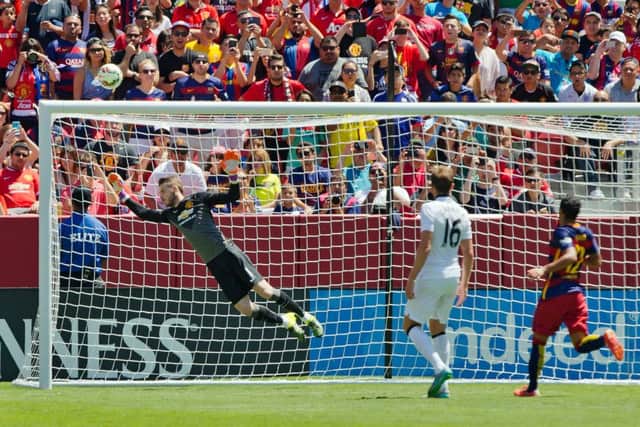 David De Gea is not being considered for league games but played against Barcelona in preseason. Picture: Brian Bahr/Getty