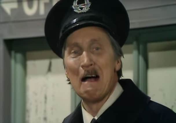 Stephen Lewis portraying Blakey in On the Buses. Picture: Contributed