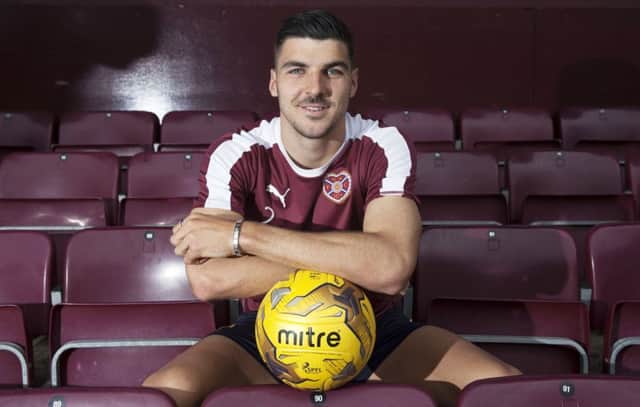 Callum Paterson's form has alerted Robbie Neilson to potential transfer interest in the player. Picture: Ross Brownlee/SNS