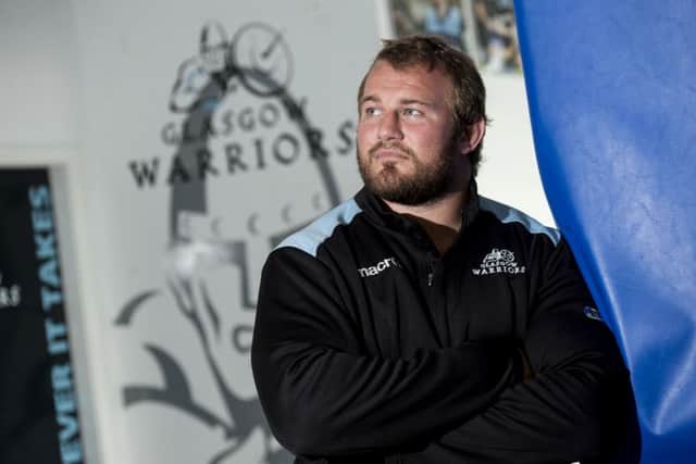Glasgow Warriors' Rossouw de Klerk. Picture: SNS