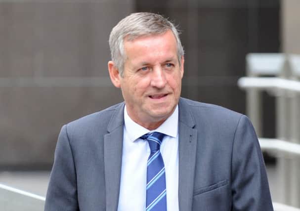First Bus operations manager Francis McCann leaves Glasgow Sheriff court after giving evidence in the inquiry into the Glasgow bin lorry accident which killed six people on December 22 last year. Picture: PA