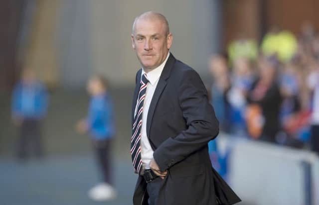 The new Rangers boss has his reservations over artificial surfaces. Picture: SNS