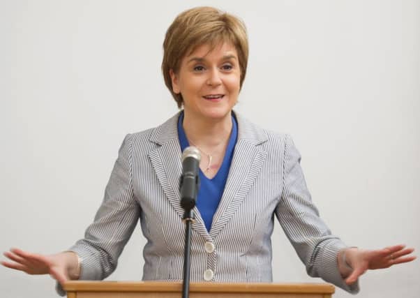 Nicola Sturgeon. Picture: John Devlin