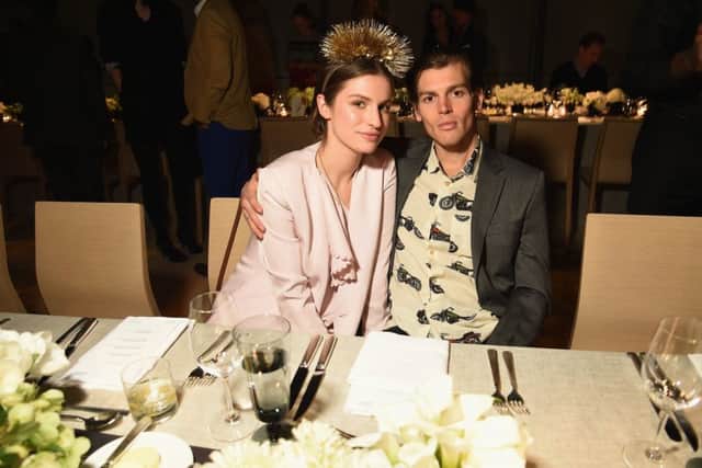 Tali Lennox with Ian Jones at a function at New York's Whitney Musuem in April. Picture: Getty