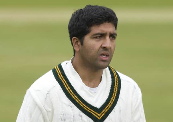 Clydesdale captain Majid Haq claimed 4-15 as he took out Ayrs lower order. Picture: SNS