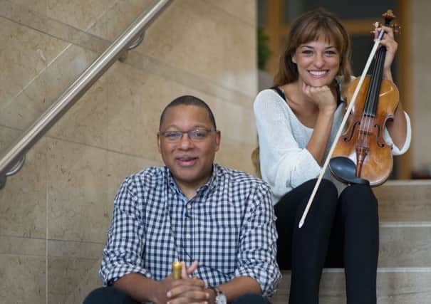 Benedetti and Marsalis share a musical kinship that crosses genres after meeting ten years ago. Picture: John Devlin