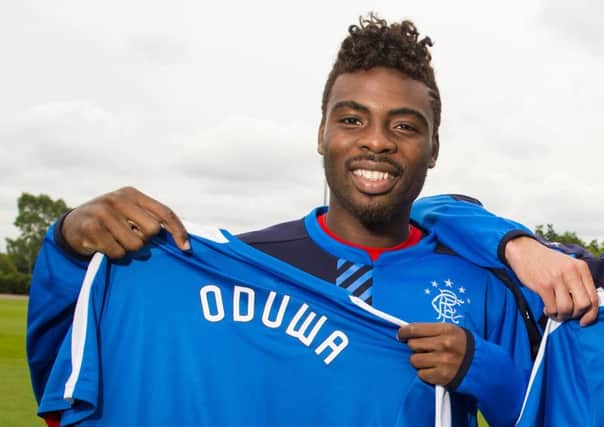 Nathan Oduwa: Rainbow flicks. Picture: SNS