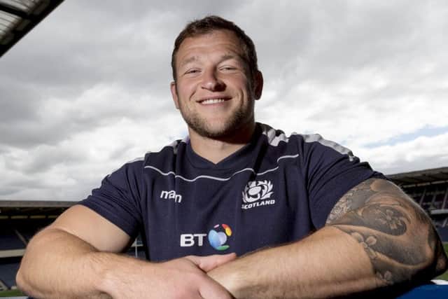 Ryan Grant suffered an ankle injury against Ireland. Picture: SNS