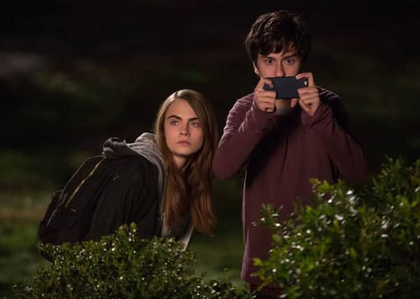 Cara Delevingne stages an intervention of sorts on Nat Wolff. Picture: Contributed