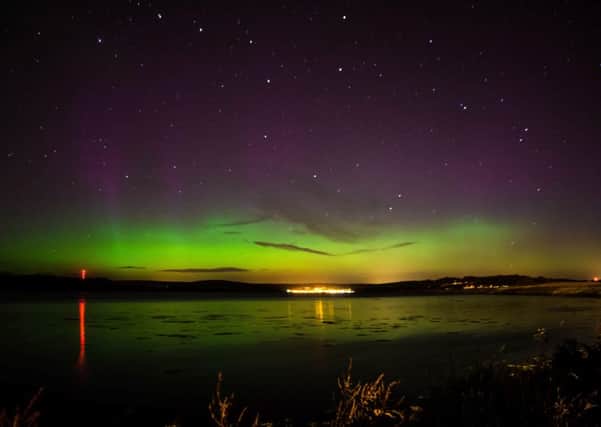 The Northern Lights captured near Inverness. Picture: Hemedia/Darren Chisholm