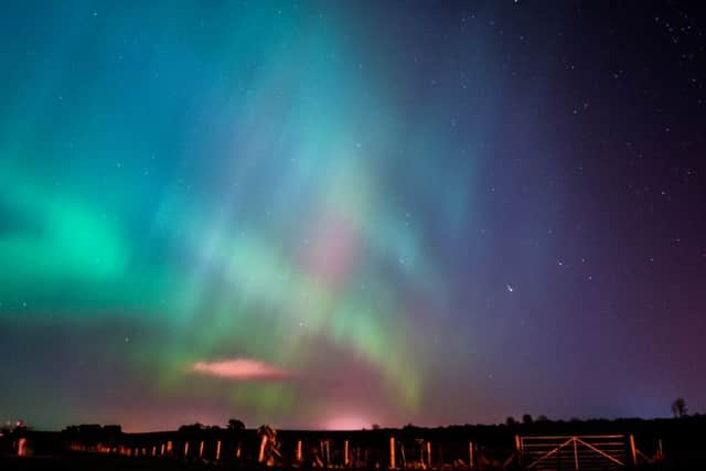 The Northern Lights captured near Inverness. Picture: Hemedia/Darren Chisholm