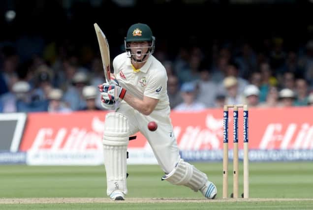 Chris Rogers on his way to 173 in the second Test at Lord's. Picture: Getty