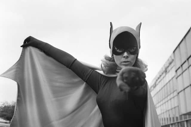 Yvonne Craig, 78, circa 1967, in her Batgirl outfit. Picture: Getty Images