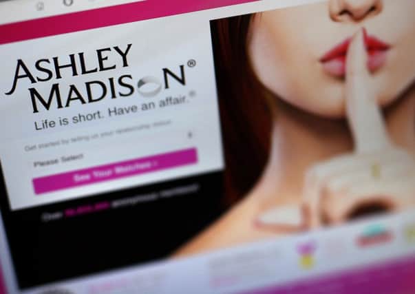 User details of online dating site Ashley Madison have been leaked by a group of hackers. Picture: Getty Images