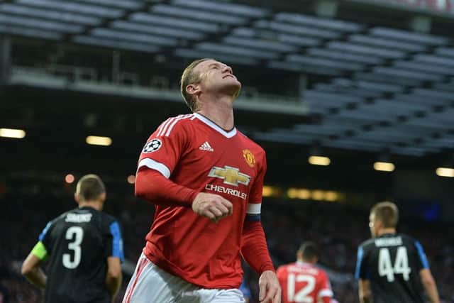 Wayne Rooney has yet to open his goal account for Manchester United this season. Picture: AFP/Getty Images
