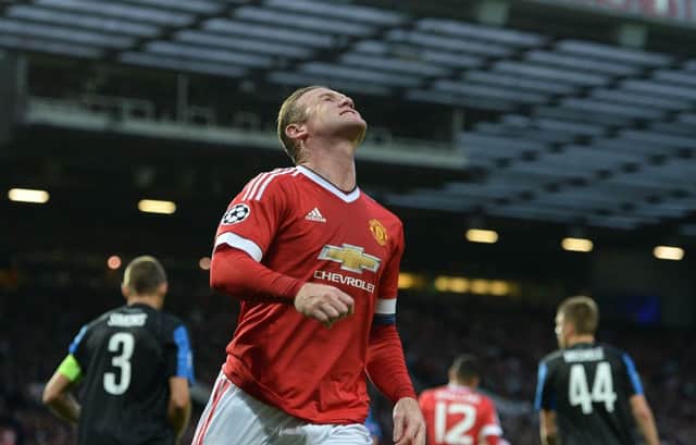Wayne Rooney has yet to open his goal account for Manchester United this season. Picture: AFP/Getty Images