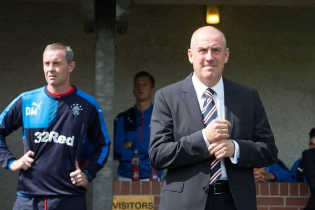 Mark Warburton: Mind games? Picture: SNS