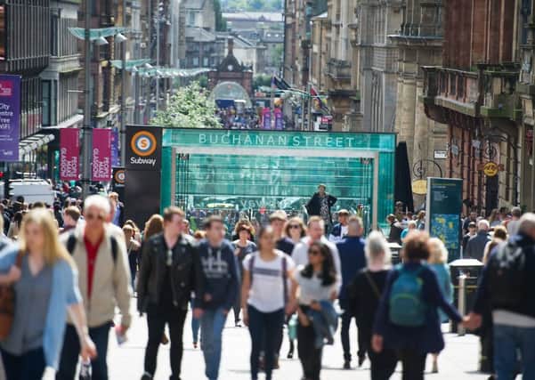 Life expectancy in Scotland is up, but still lower than the UK as a whole. Picture: John Devlin