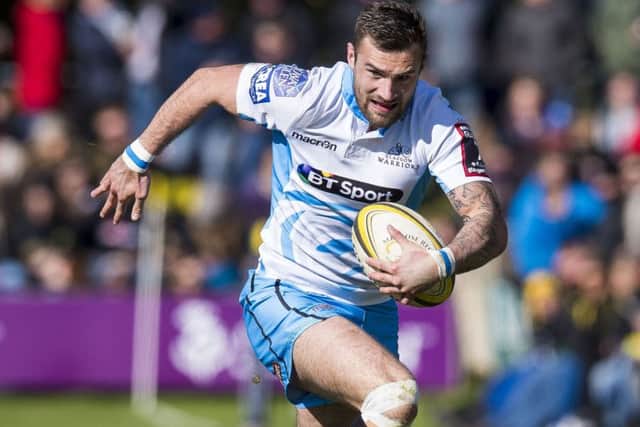 Glasgow winger Rory Hughes, who will start for Scotland against Italy tomorrow evening, is proud of his Castlemilk upbringing. Picture: SNS