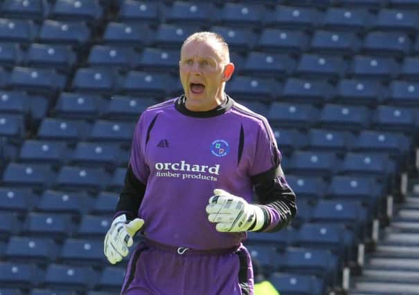 Forfar goalkeeper Rab Dougblas. Picture: Contributed