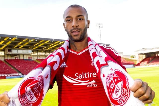 New Aberdeen signing Josh Parker is unveiled to the press. Picture: SNS