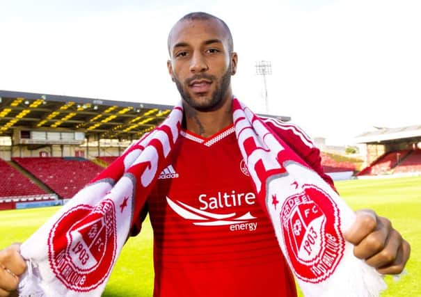 New Aberdeen signing Josh Parker is unveiled to the press. Picture: SNS