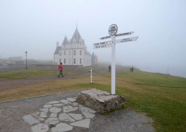 John O'Groats, the most northerly tip of mainland Scotland. Picture: Hemedia