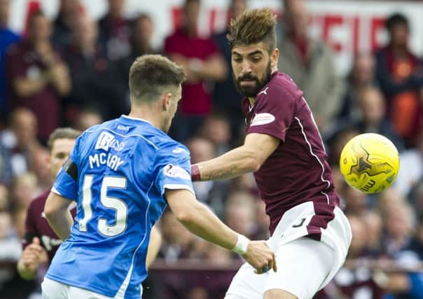 The comments were made after the first game of the season between Hearts and St Johnstone. Picture: Ian Rutherford