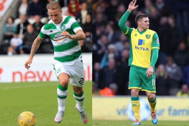Leigh Griffiths, left and Gary Hooper. Pictures: Gordon Fraser / PA
