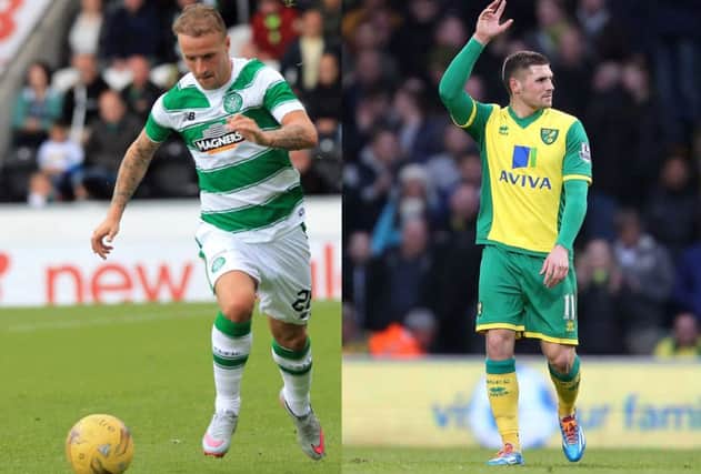Leigh Griffiths, left and Gary Hooper. Pictures: Gordon Fraser / PA