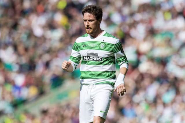 James McAvoy in action for McStay's Maestros during the Maestrio charity match in September last year. Picture: SNS