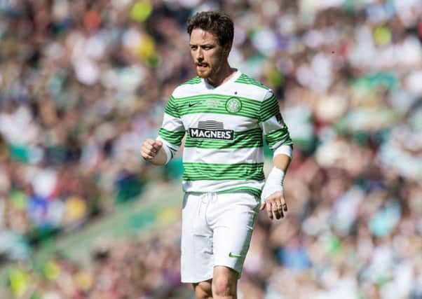 James McAvoy in action for McStay's Maestros during the Maestrio charity match in September last year. Picture: SNS