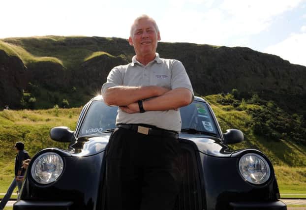 Alex Cropley is now a taxi driver in his native Edinburgh. Picture: Lisa Ferguson