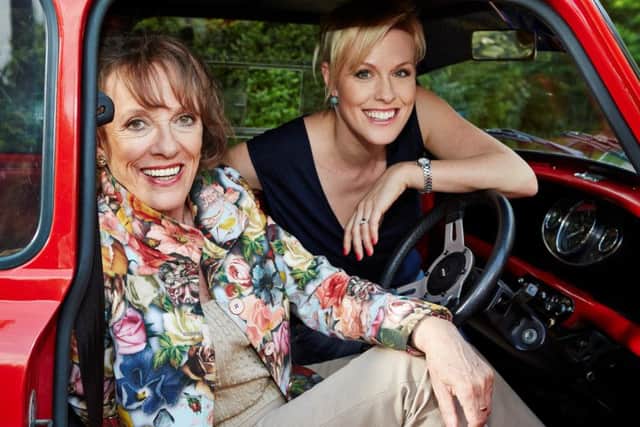 Esther Ranzen and Rebecca Wilcox in STVs series Antiques Road Trip
