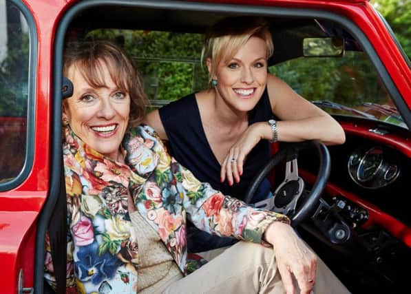 Esther Ranzen and Rebecca Wilcox in STVs series Antiques Road Trip