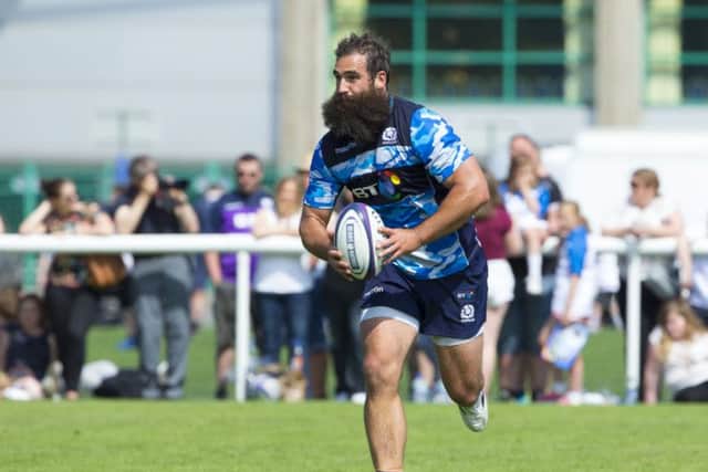 Three years residence in Scotland is enough for Josh Strauss to make Vern Cotters plans for the World Cup. Picture: SNS