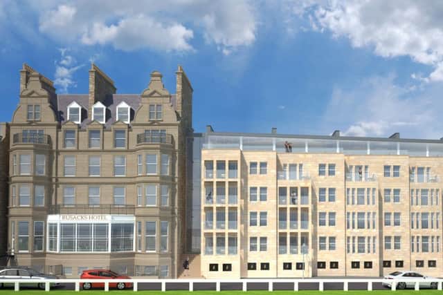 An illustration of the front of the hotel. Picture: Contributed