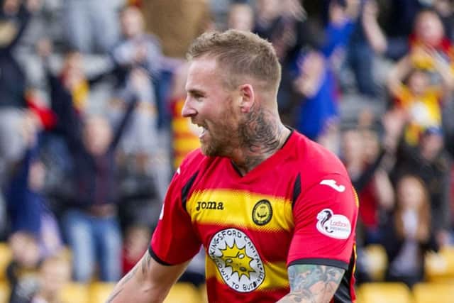 Ryan Stevenson: Praise for Hearts fans. Picture: SNS