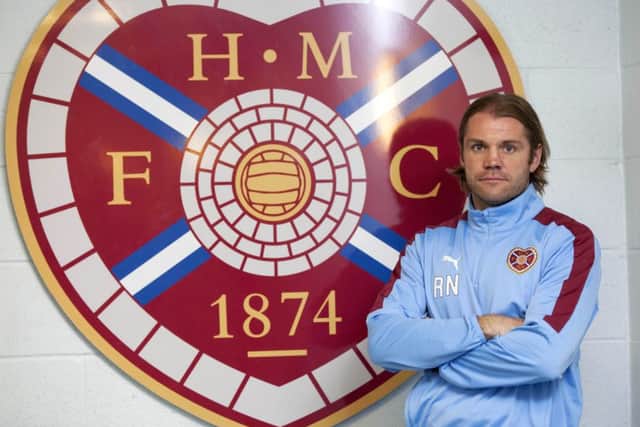 Hearts Head Coach Robbie Neilson. Picture: SNS