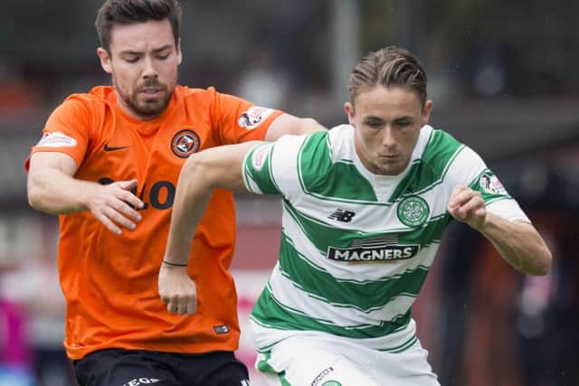 Scott Allan made his debut for Celtic after coming on as a sub. Picture: PA