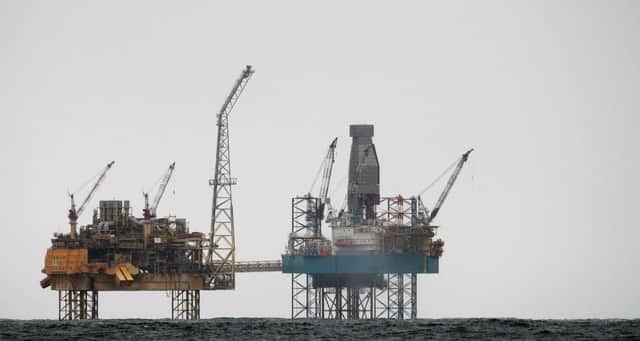 North Sea oil revenues have tumbled by 800m in just a year. Picture: Getty