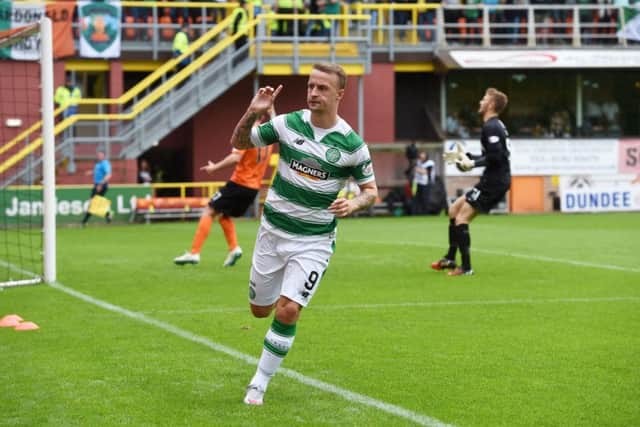 With another goal on Saturday, Leigh Griffiths is arguably Celtics most important player ahead of tomorrows Champions League qualifier. Picture: SNS