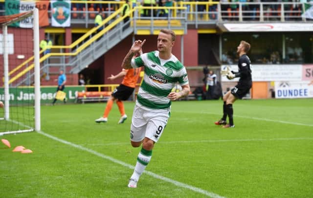 With another goal on Saturday, Leigh Griffiths is arguably Celtics most important player ahead of tomorrows Champions League qualifier. Picture: SNS
