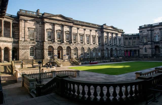 Old College at the University of Edinburgh. The institution has created more than 180 companies over the last five years. Picture: Ian Georgeson