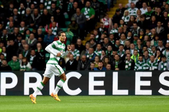Virgil Van Dijk in action for Celtic. Picture: Getty